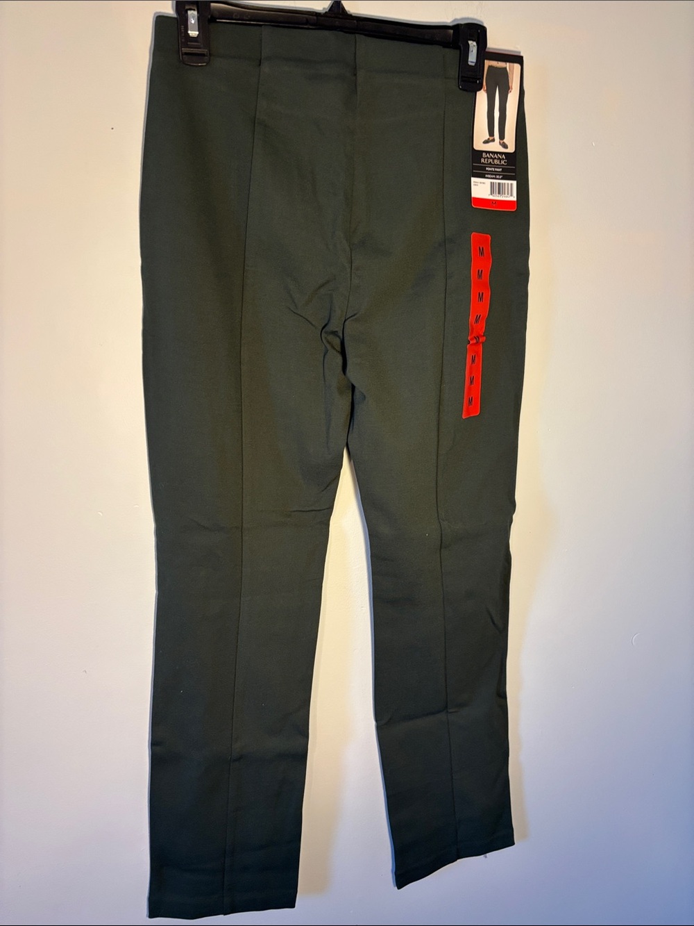 Banana Republic Dark Olive Cropped Slim Pants